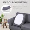 Stretch-Sofa-Schonbezüge, Sofa-Sitzkissenbezüge für waschbaren Möbelschutz, Sofabezug für das Wohnzimmer mit elastischer Unterseite