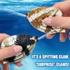 Fun Simulation Clam Water Shooter Gun for Home Decor and Party Favors Unique Novelty Gag Gift Guests