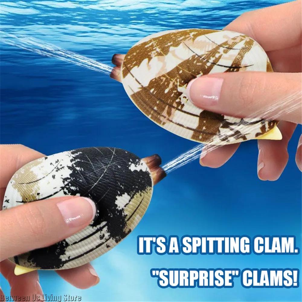 Fun Simulation Clam Water Shooter Gun for Home Decor and Party Favors Unique Novelty Gag Gift Guests