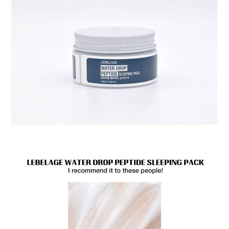 LEBELAGE - Water Drop Peptide Schlafmaske