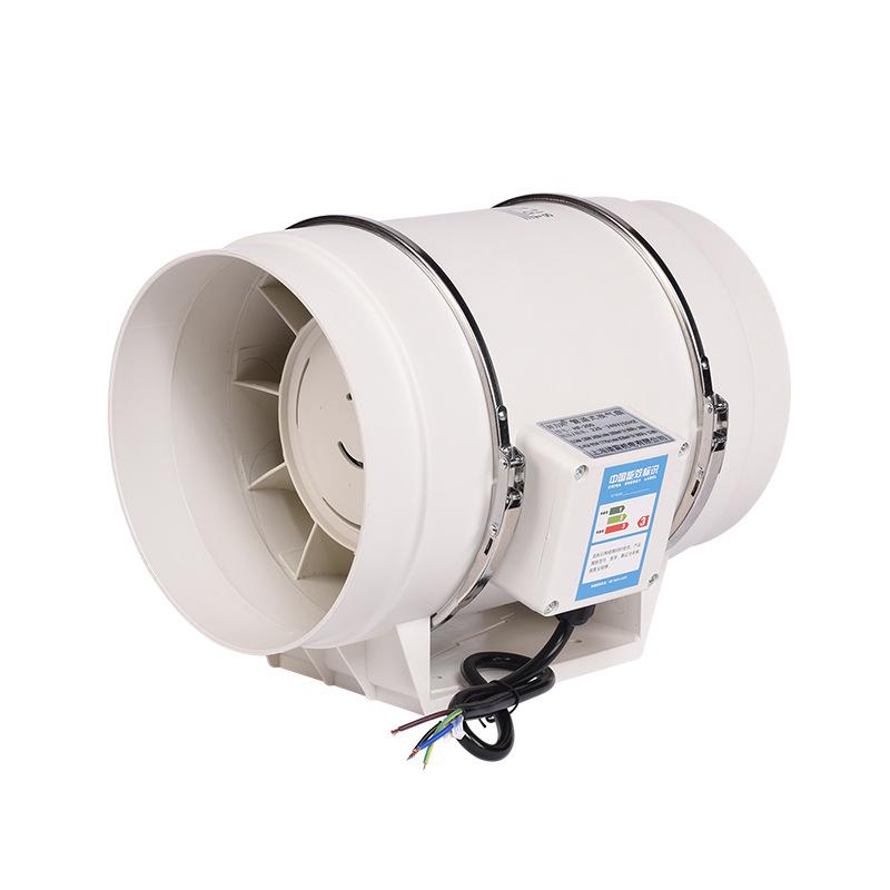 Ventilador de Exaustão de Cozinha de Alta Potência / Ventilador de Ventilação com Duto Redondo / Extrator de Fumaça Supercarregado