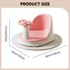 Baby Bath Seat Support Chair Stability with Suction Cups Sit up Bathing khaki
