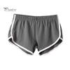 Damskie spodenki sportowe z elastyczną talią, krótkie spodenki do jogi, jednokolorowe, super krótkie, lekkie spodnie plażowe, sportowe spodenki
