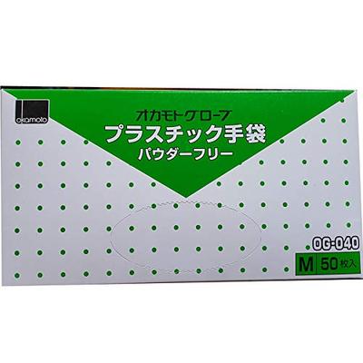 Okamoto Plastikhandschuhe Puderfrei M [OKAMOTO] OG-040