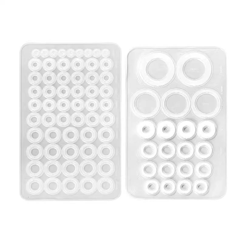 High-Temperature Resistant Silicone Gasket Washer for Faucet and Shower Hose Sealing.