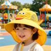 1-10 STuks Zomer Kinderen UV Bescherming Zon Hoed Baby Peuter Bucket Hoed Brede Rand Ademend Buiten Pet voor Jongens Meisjes