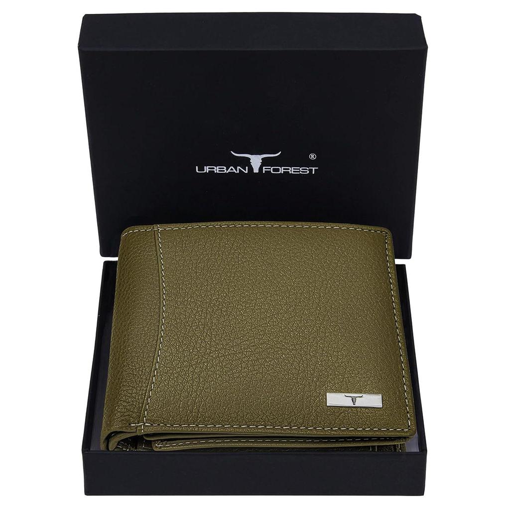 Oliver Olivgrön Läderplånbok för Män