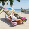 1 szt. Uroczy Kot Motyl Ręcznik Plażowy Szybkoschnący Ręcznik Kąpielowy na Wakacje Plażowe Niezbędny do Fotografii