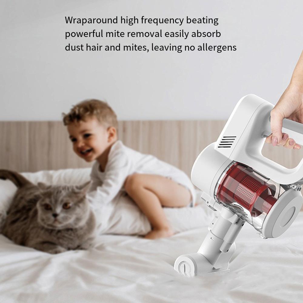 5m Wire Long Handheld Vacuum Cleaner, Plug-in 400W Vacuum Cleaner Sweep for Car Home, Strong Cyclone Washable Suction Tow