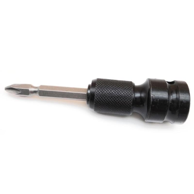 12inch Drive Square To 14 Inch Hex Shank Telescopic Socket Adapter Drill Chuck