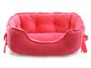 Four Seasons Waterproof Bow Dog Bed with Plush Bottom - Playful and Cute Pet Nest Pad