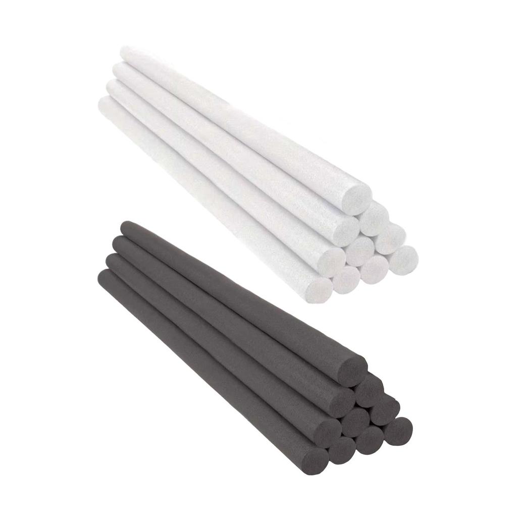 Polystyrene Foam Cylinder White Craft Foam Tube DIY Arts Supplies Modeling Craft Accessory for Wedding Party Decorations