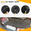 Car Cargo Net, Trunk Cargo Storage Organizer - Stretchable With Hooks, SUV & Car Interior Accessories (35.4X15.8 Inch)