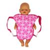 Doll Backpack Printing Doll Accessories Thick Baby Doll Carrier Backpack with Straps for 18 Inch Dolls