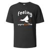 Feeling Unproducktive Print TShirt Casual Short Sleeved Streetwear Tops Summer Tees for Unisex Unisex Cotton Oneck Oversize