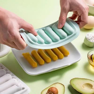 Sausage Maker Mould 6 Grids Silicone DIY Ham Hot Dog Making Moulds With Lid Kitchen Household Sausages Cake Baking Tools Molds