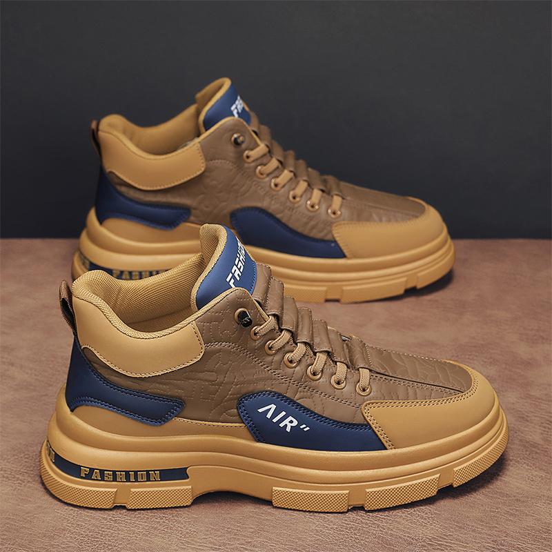 

Мужская спортивная обувь Повседневные ботинки для активного отдыха Модные объемные спортивные ботинки Спортивные ботинки на толстой подошве с высоким голенищем Ковбойские сапоги 39