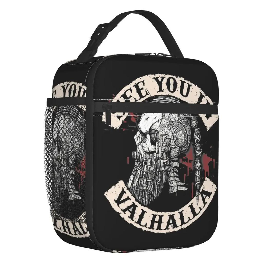 Odin's Eye Insulated Lunch Bag for Work School Raven Norse God Portable Cooler Thermal Lunch Box Women Kids