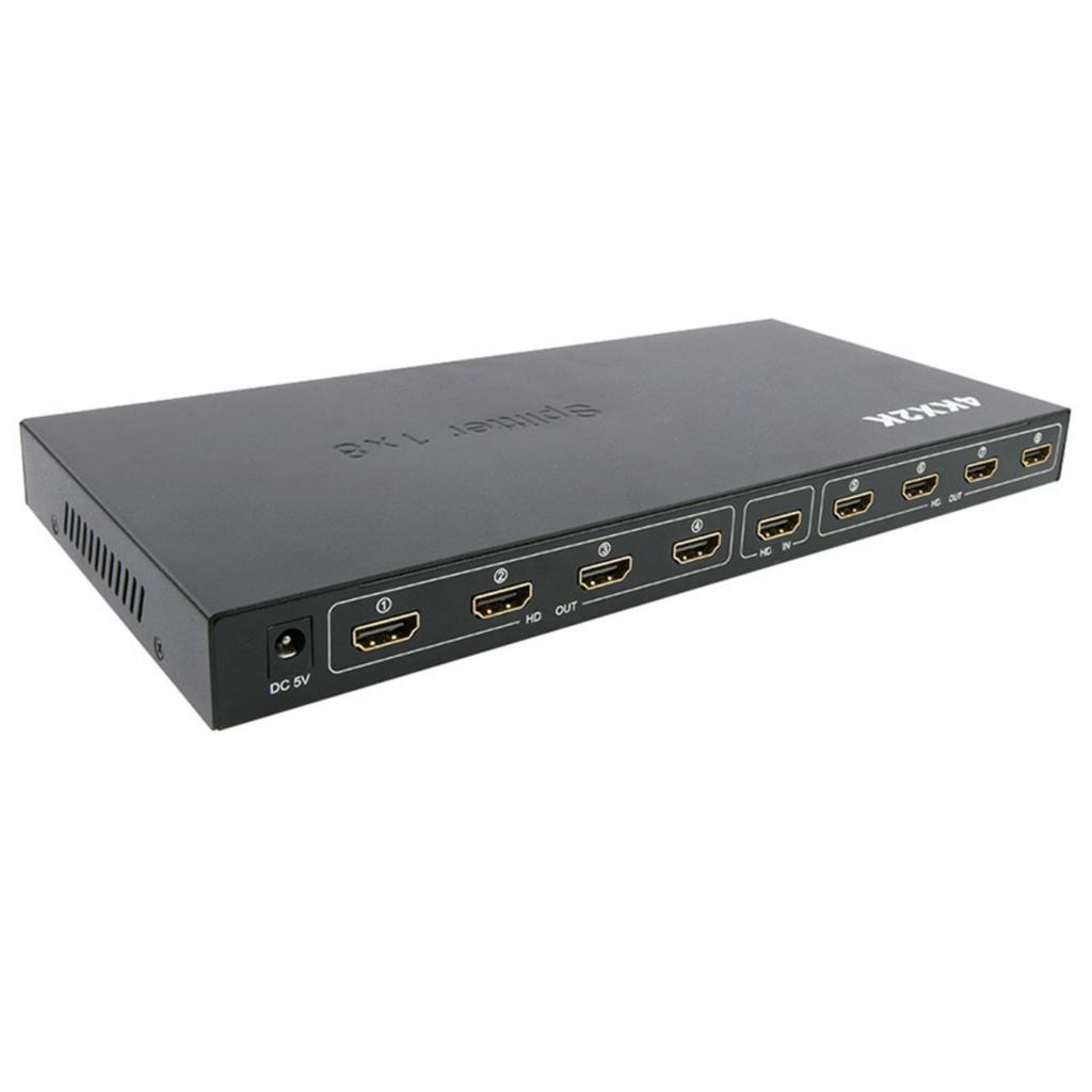 HighDefinition 1080p 1x8 Video Splitter Converters HDMI2.0 Distribution Amplifiers for Conference and Exhibition