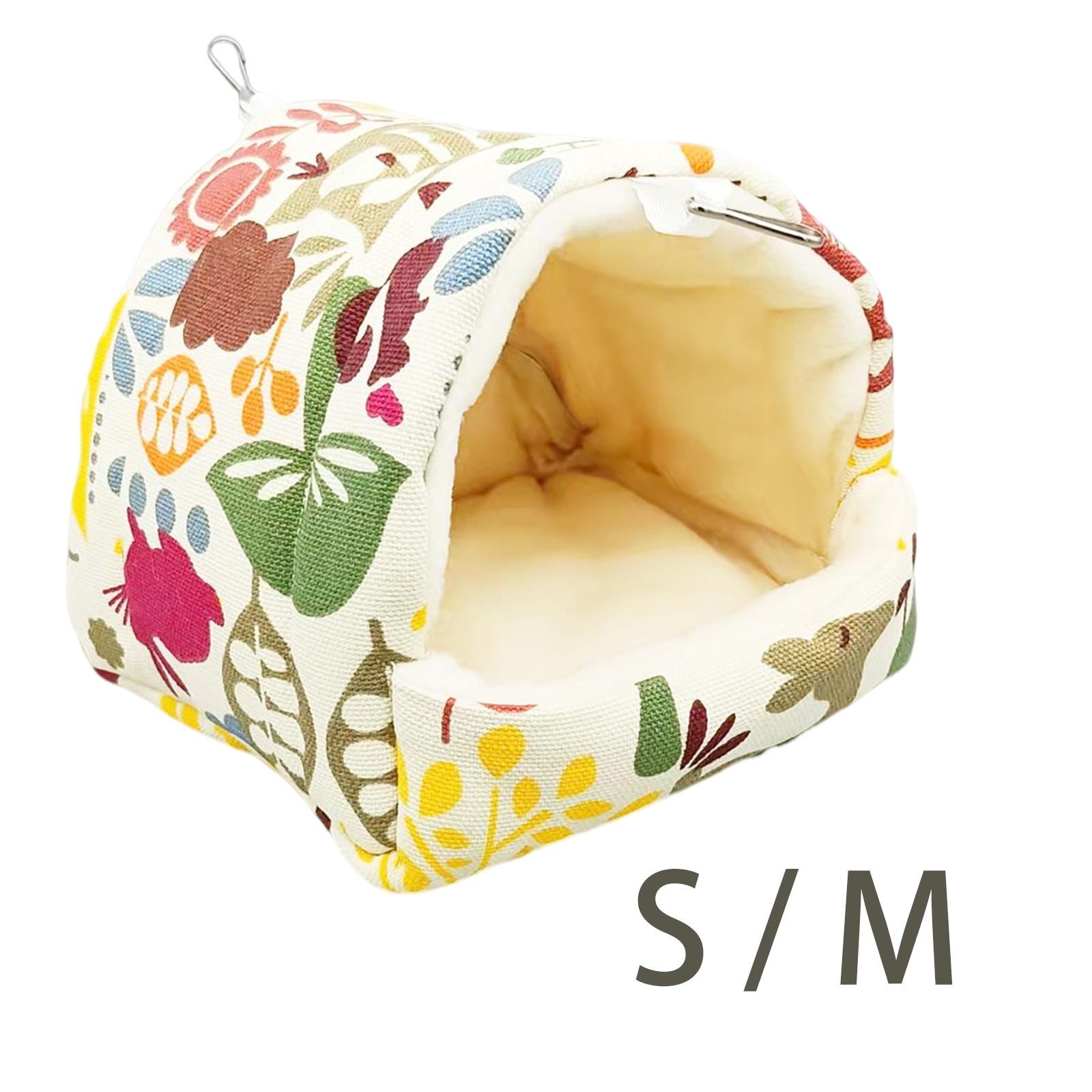 Parrot Cage Birdcage Perch Swing House Bird Hanging Nest for Cockatiel Macaw 15cmx15cmx14.5cm