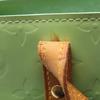 Used LOUIS VUITTON Lead PM Monogram Vernis Peppermint Handbag M91307 Leather Green Used Women