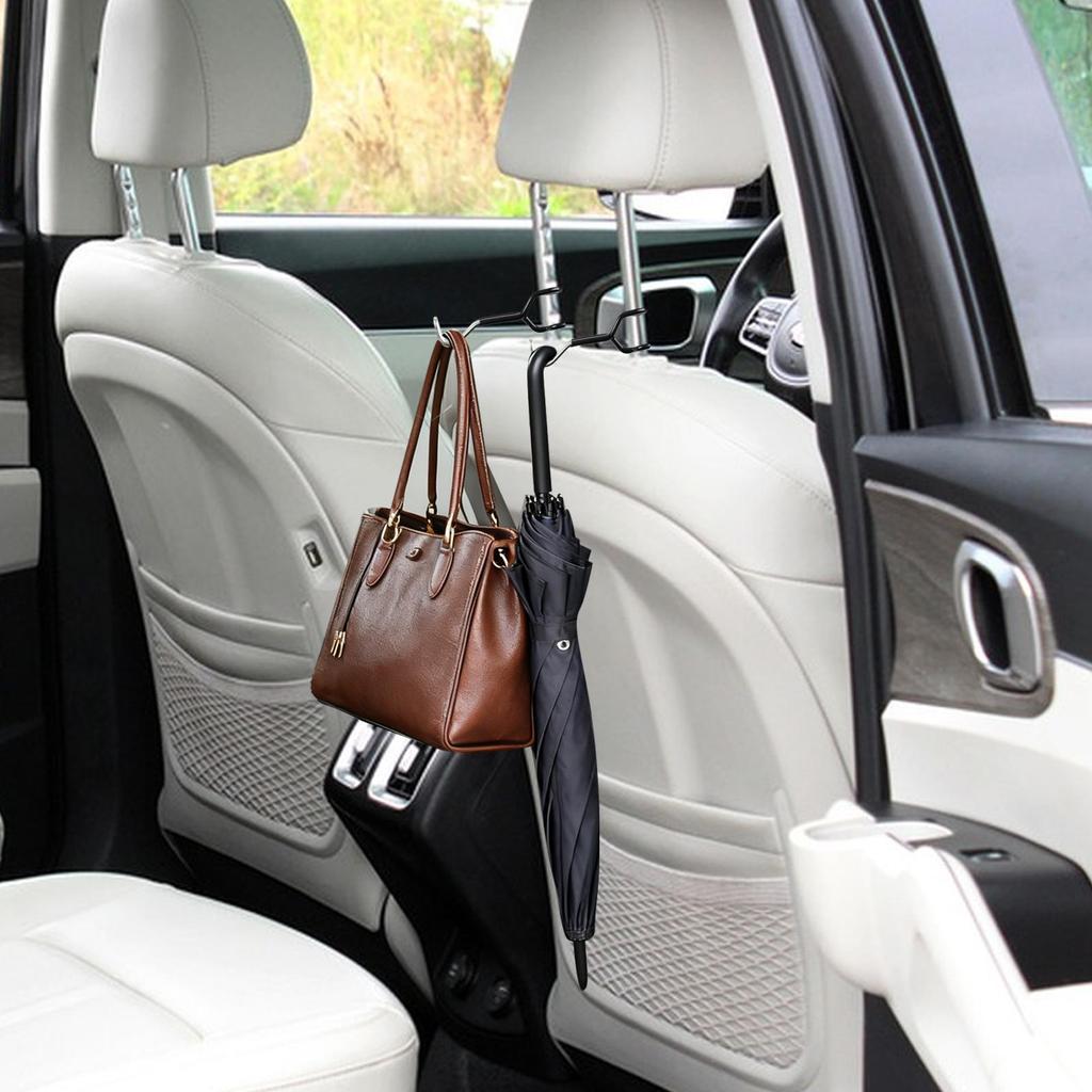 Bow Hanger For Truck Quick Attach Heavy Duty Seat Back Gear Storage Headrest Hunting Bows Hanger For Trucks SUV Long Driving