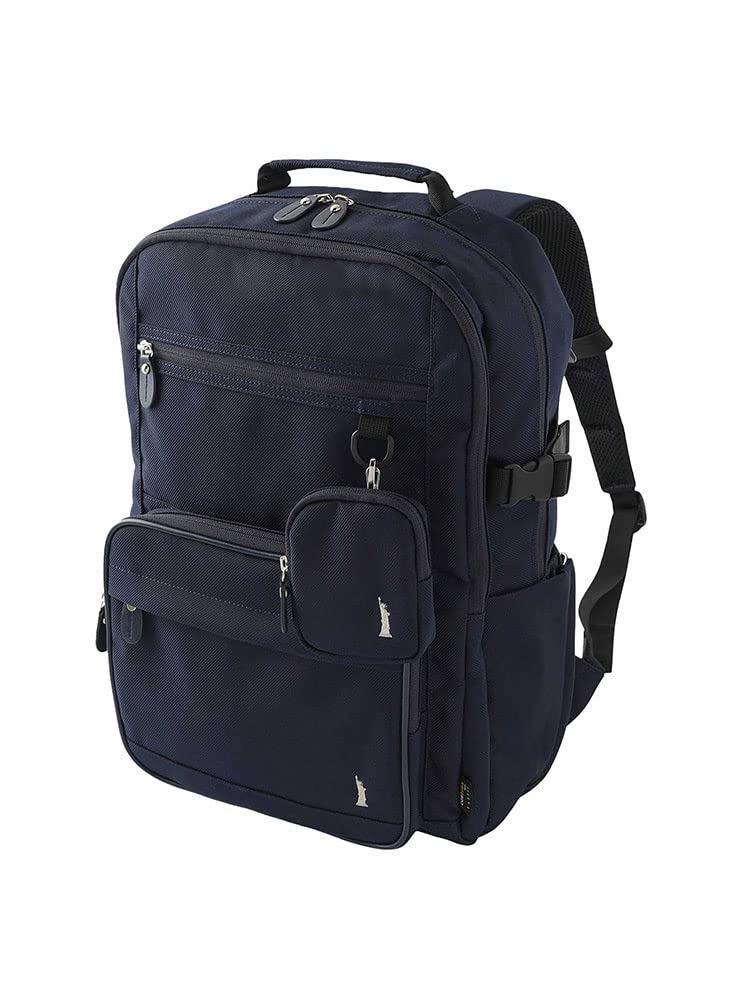 

Venus Backpack with Pouch (30L) 6219027 Navy x Silver (580) F