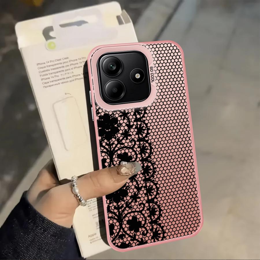 

Cute Black Lace Case for Xiaomi Mi 11 Lite 13T 12T Pro Back Phone Cover Xiaomi Mi 11 Lite
