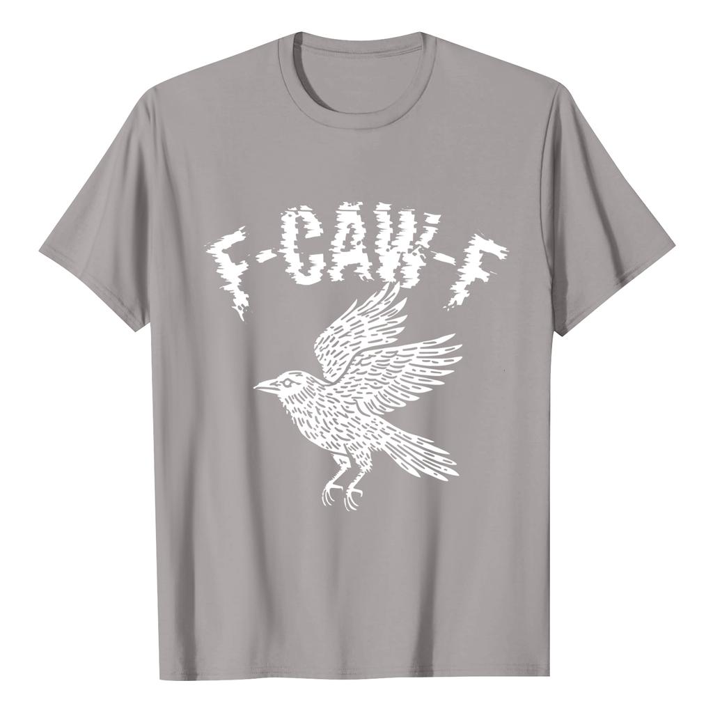 F-CAW-F Dámské ležérní tričko s krátkým rukávem a potiskem písmen