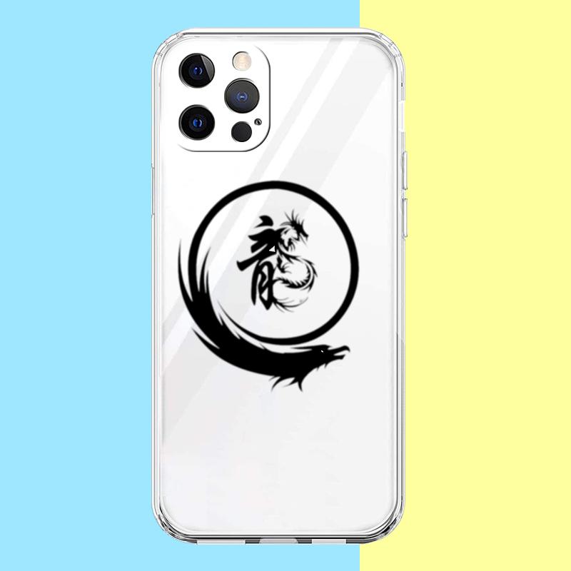 Chinese Dragon Phone Case for iPhone 16 15 14 13 12 Pro Max Transparent Soft for iPhone 11 Pro Max 7 8 Plus XS XR Shell Capas