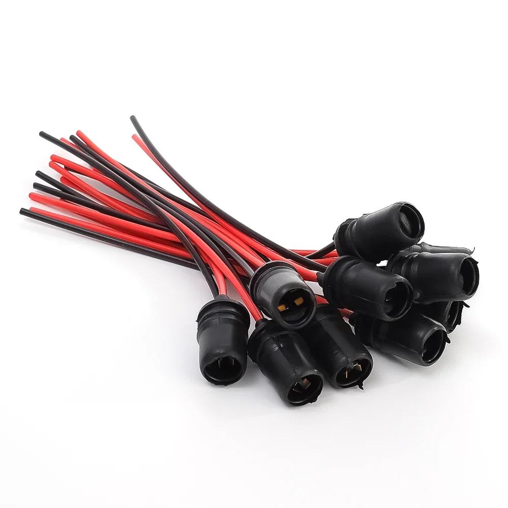 1-10pcs T10 W 5W Auto Wig Gloeilamp Socket Connector for Houder Verlengstuk Led Lamp Lampvoet Houder Wig Basis Gloeilamp Plug