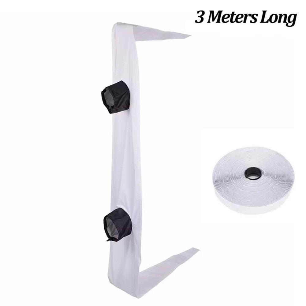 Double Opening Portable Air Conditioner Window Seal Window Vent Kit  For Push Up Windows