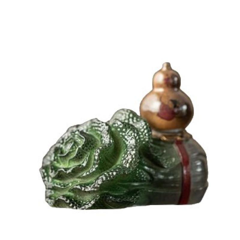 Fulu Baicai Color Changing Tea Pet Boutique Breeding Tea Set Creative Tea Table Accessories Cabbage Lucky Tea Ceremony Ornament зелёный