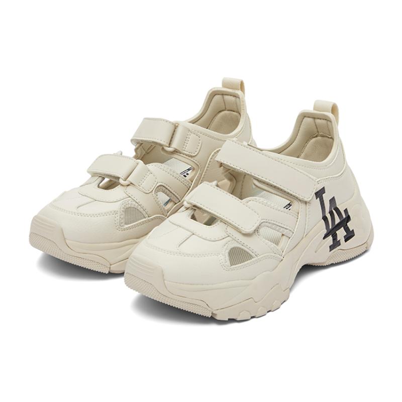 MLB Sandal Chunky Mask Breathable River Trekking Shoes Unisex Beige Sneakers 3ASDCH143-07CRS
