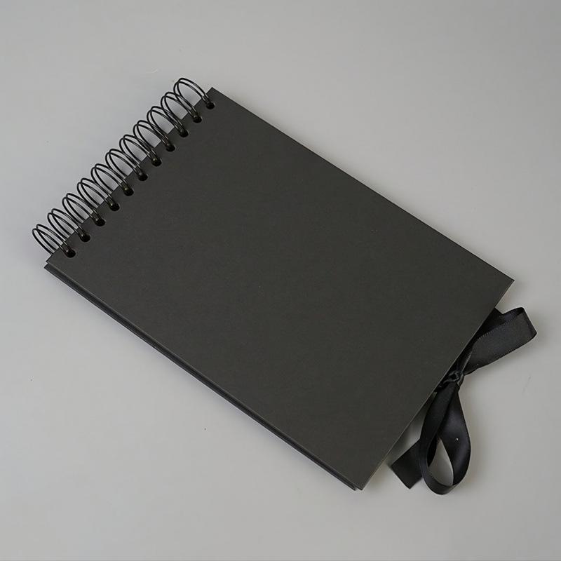 Creative Photo Album and Scrapbook Set with Bows, Doodles, and Souvenir Pages