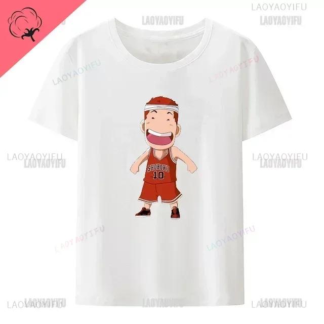 Slam Dunk Movie Co-branded Short Sleeve Tshirt Rukawa Maple Sakuraki Hanamichi Century High Five Cartoon Print Short Sleeve Tops