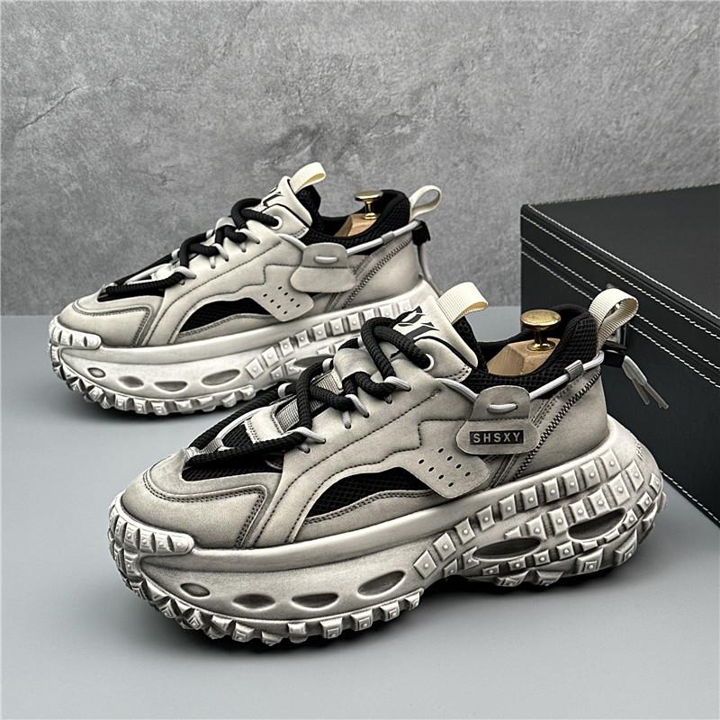 Herr Casual Skor Mode Höjdökande Sneakers Lätta Herrskor Tjock Sula Herrskor Zapatos Casuales Hombre