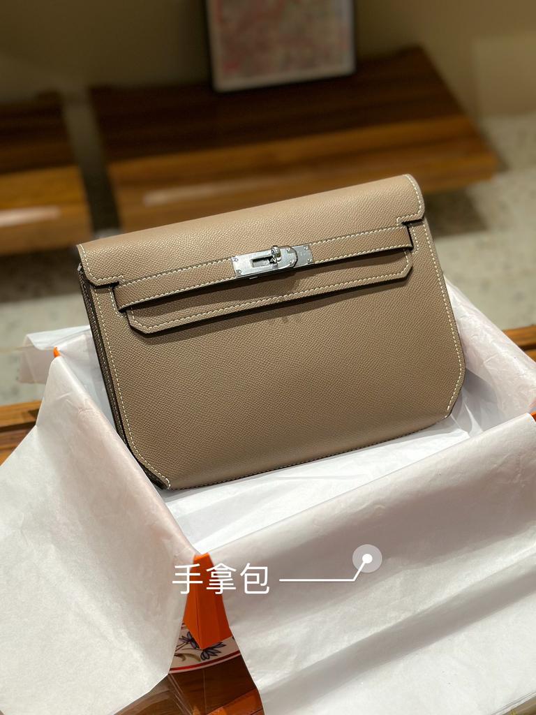 Depeches 25 Epsom Leather Handbag Tote Organizer Bag Daily Versatile Fashion Womens Bag