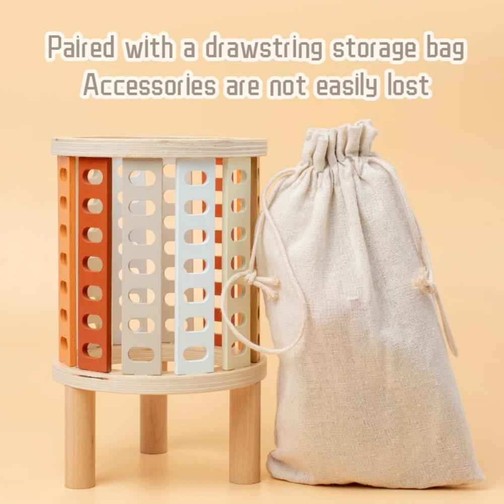 Baby Sensory Fine Motor Skills Toy Sticks Counting Toy Educational Montessori Board Game for 3+ Years Old with Sticks Dice