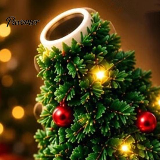 Christmas Projector Light Tree Projection Light, USB Plug-and-Play LED with 6 Festive Decoration Scenes, Flexible Gooseneck Lamp for Wall Ceiling