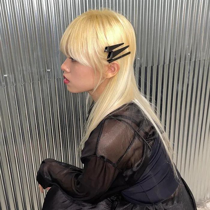 NO.364 [BLACK] HAIR PIN 3set TRIANGLE
