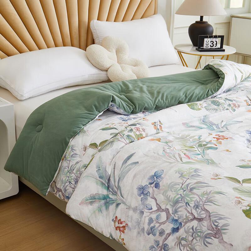 BGM-BX248 Volcano Fleece Double-Sided Winter Quilt