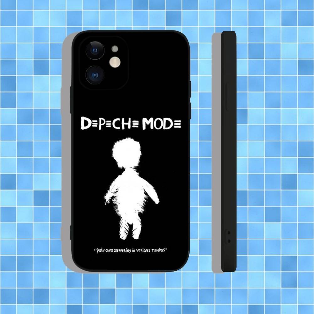 D-Depech Band M-Mode Phone Case For iPhone 17,16,15,14,13,12,11,Pro,Max,Plus,Air,X,XS,XR,SE,8,7,Mini,Soft Black Case