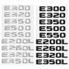 Rear Emblem Sticker for Mercedes-Benz E-Class: E200L, E260L, E320L, E300L