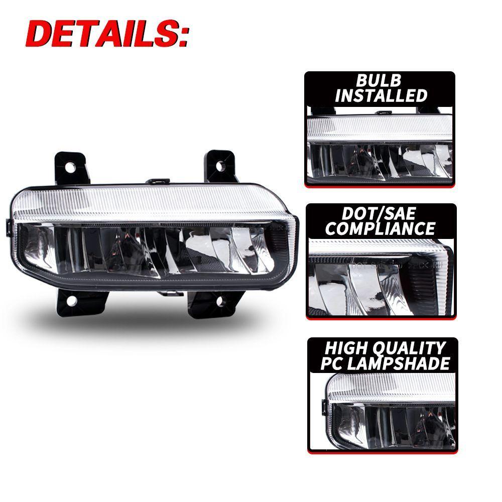 2020-2021 Dodge Ram 1500 Front Fog & Daytime Running Light Assembly