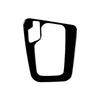 Piano Black Car Interior Center Control Gear Shift Panel Frame Cover Soft PVC Plastic Trim For BMW 3 Series E46 1998-2005