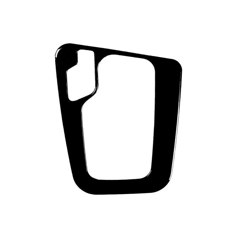 Piano Black Car Interior Center Control Gear Shift Panel Frame Cover Soft PVC Plastic Trim For BMW 3 Series E46 1998-2005