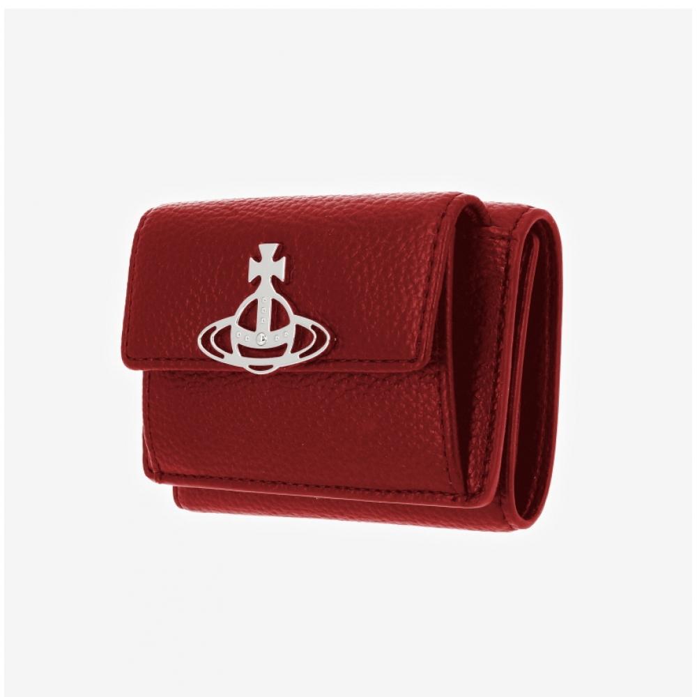 Vivienne Westwood Vegan Bio Green Grain Flap Pulse Small Wallet 5115002uw S000d H407