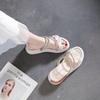 Fashion Pearl Women's Sandals Platform Rhinestones Luxury Ladies Shoes Summer Korea Designer The Best 2025 Anti Slip Hot Low Price Shoe