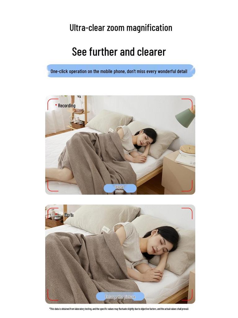 X6 Drahtlose Heimkamera mit Nachtsicht, WLAN und HD-Videoaufnahme für die Fernüberwachung per Mobiltelefon